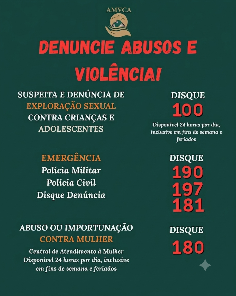 Denuncie Abusos e Violência